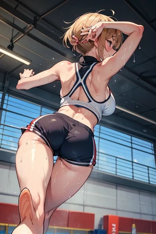 サンプル画像5:エロい引き締まったカラダの陸上部女子の催●部活動2 〜お尻中心CG集編〜(LOVEdream) [d_463702]