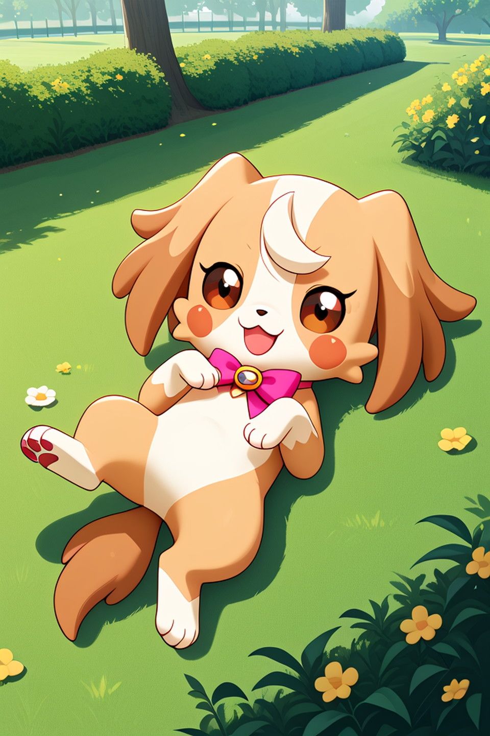 サンプル画像5:こむぎのわんわん種付け(アテモヤフライ丼) [d_463724]