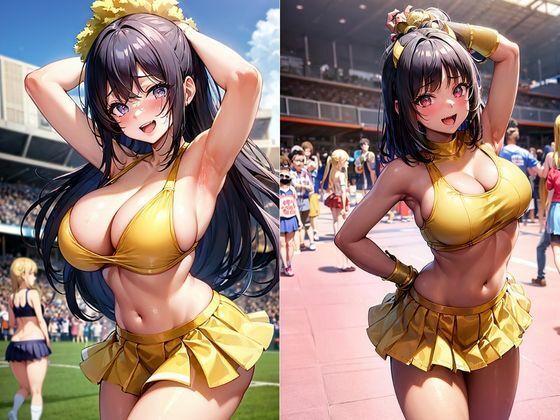 サンプル画像2:トップレスで応援してくれるって！(灼熱の絶対零度) [d_463798]