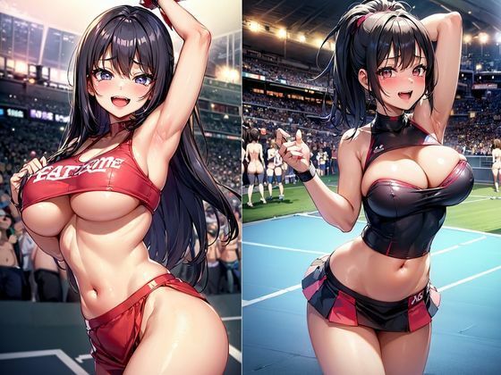 サンプル画像1:目のやり場に困っちゃう(灼熱の絶対零度) [d_463825]