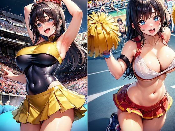 サンプル画像2:清楚系ビッチチアリーダー(灼熱の絶対零度) [d_463829]