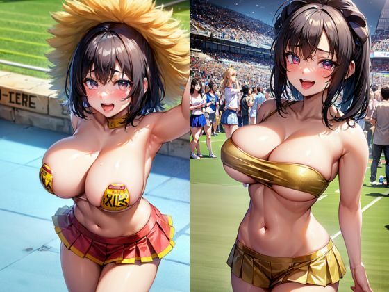 サンプル画像5:清楚系ビッチチアリーダー(灼熱の絶対零度) [d_463829]