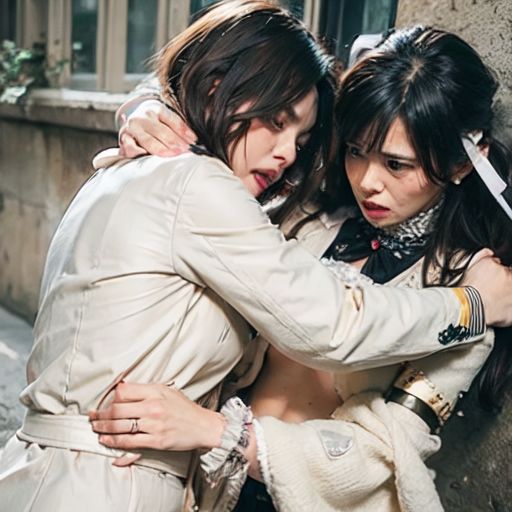 サンプル画像5:AIキャットファイト 動画-1 Catfighting 女同士の喧嘩 95本収録(CFAIC) [d_463840]