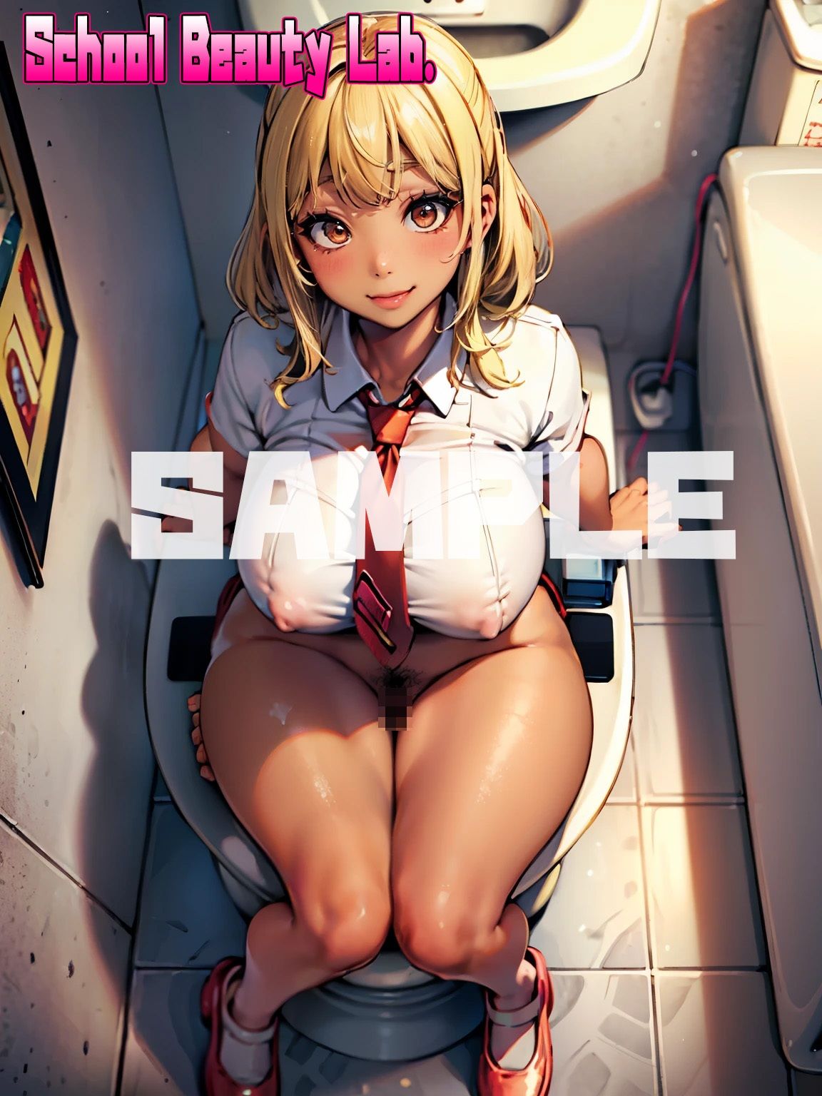 サンプル画像1:誘惑してくるビッチギャル(School Beauty Lab.) [d_463844]