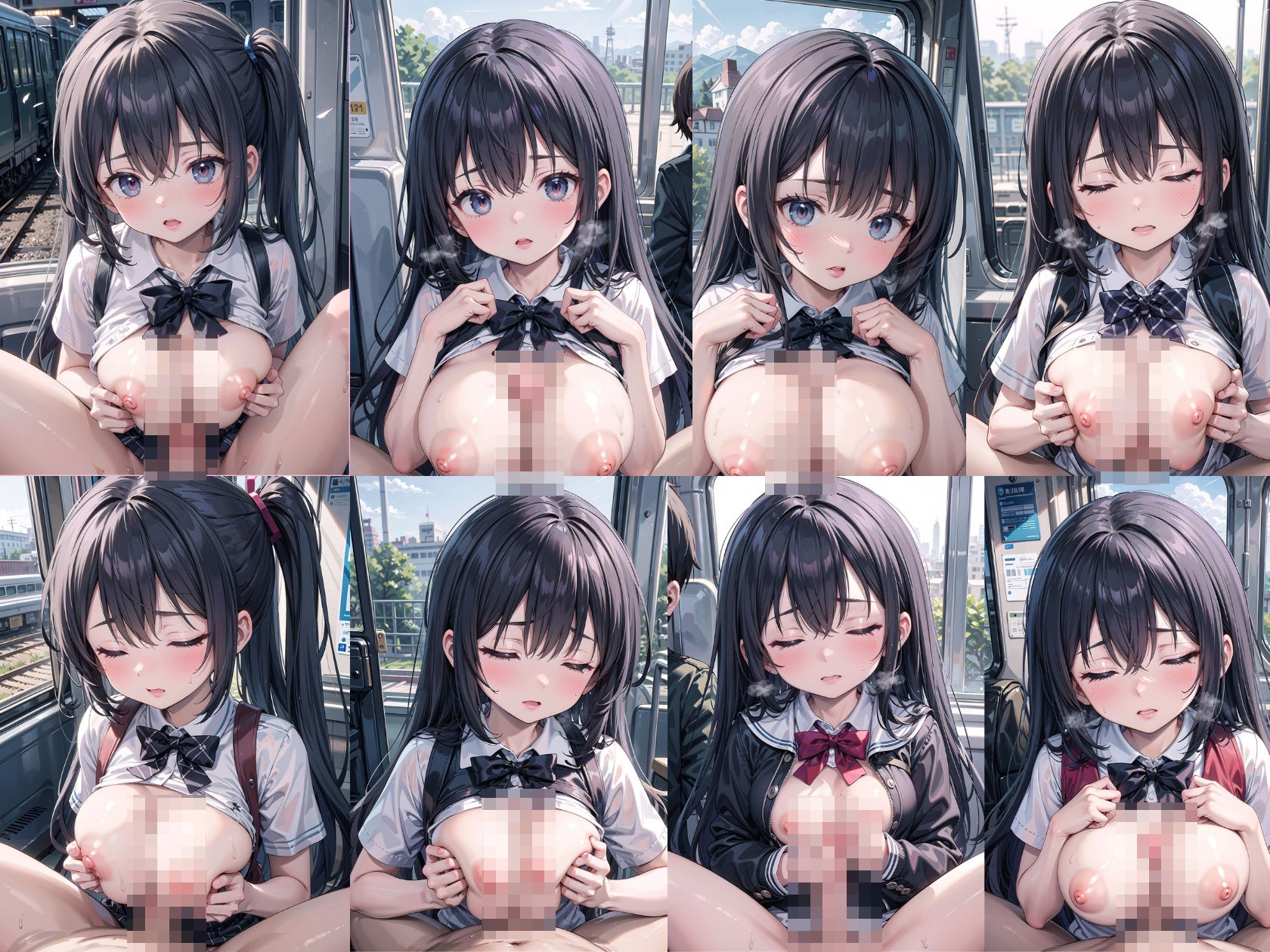 サンプル画像3:【500枚】女子〇生痴女が電車で誘惑してくるので〇した(女子高生) [d_463864]