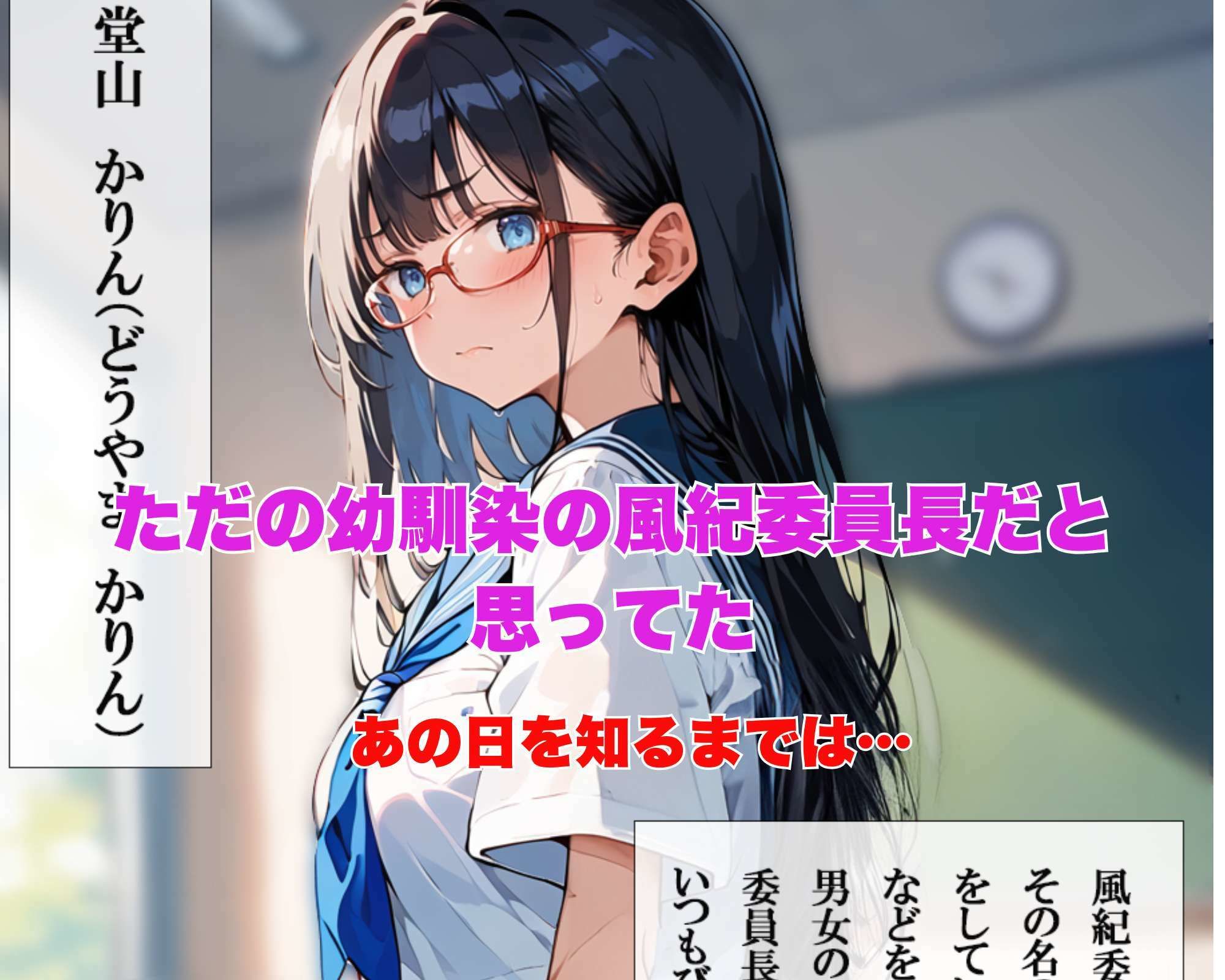 サンプル画像1:幼馴染の風紀委員長と担任のSEXを目撃したのでお仕置きで気が済むまで攻め続けてみた(ぱにっく天国) [d_463883]