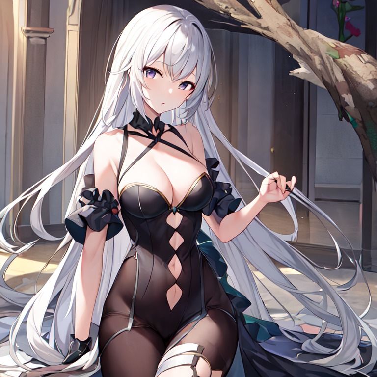 サンプル画像3:美女イラスト画像。様々な美女がポーズしています。100枚前後(postbl) [d_463891]