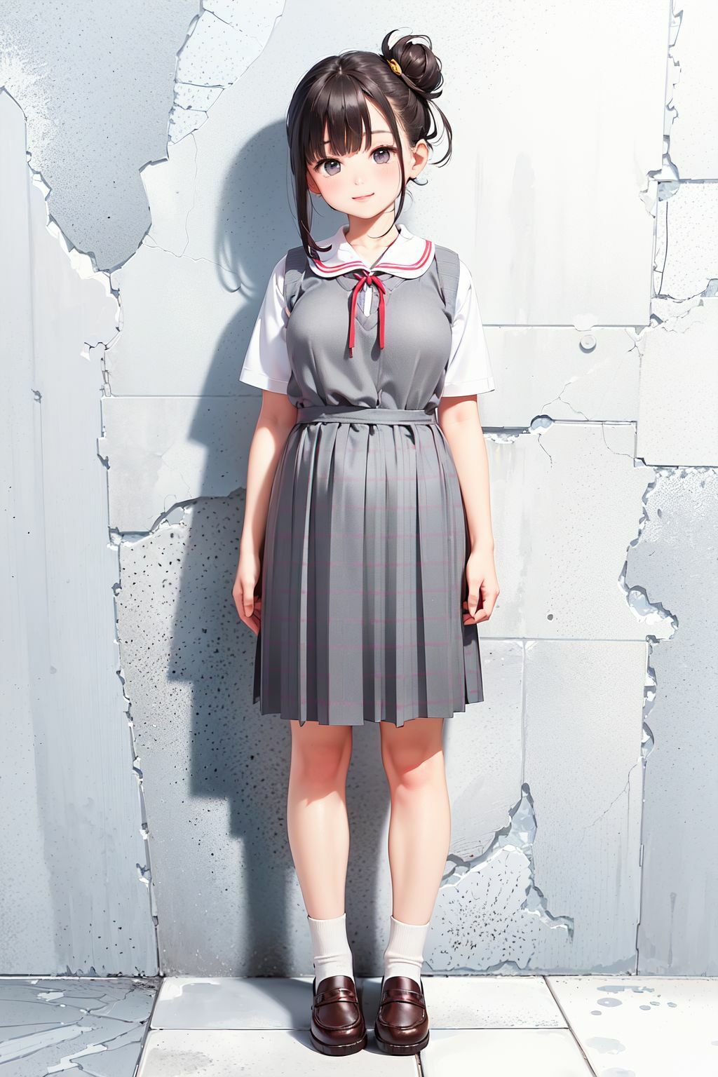 サンプル画像3:坂道系女子校生・一期生の制服図録(ふぁい) [d_463901]