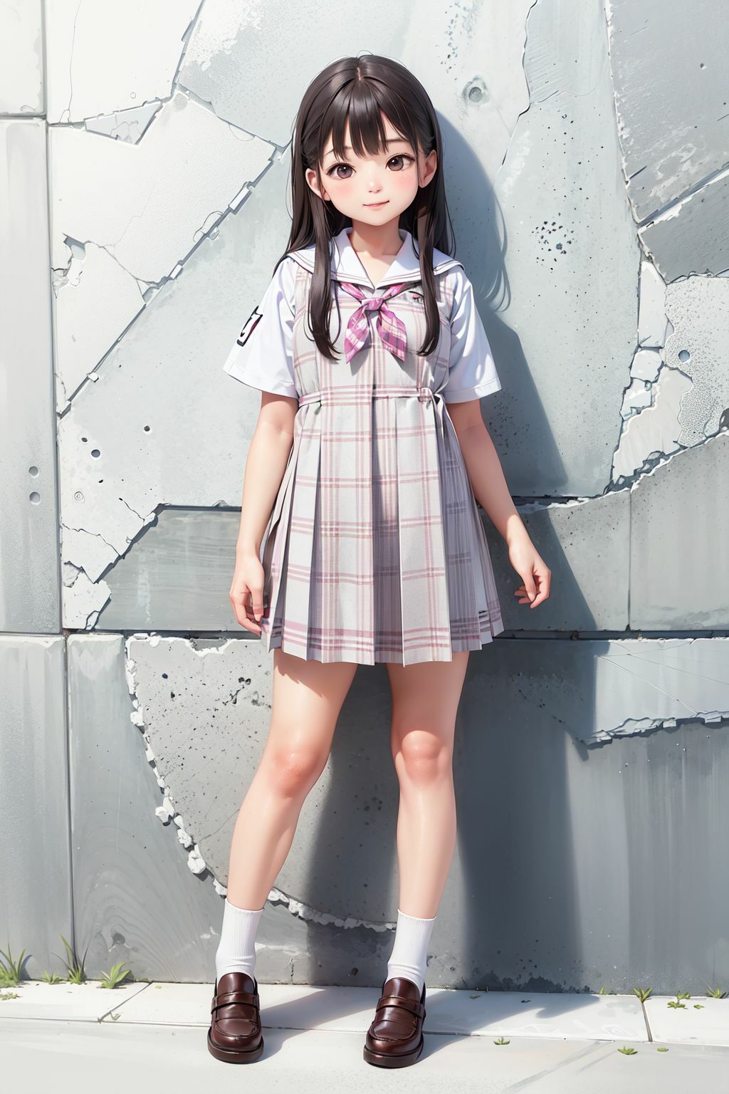 サンプル画像5:坂道系女子校生・一期生の制服図録(ふぁい) [d_463901]