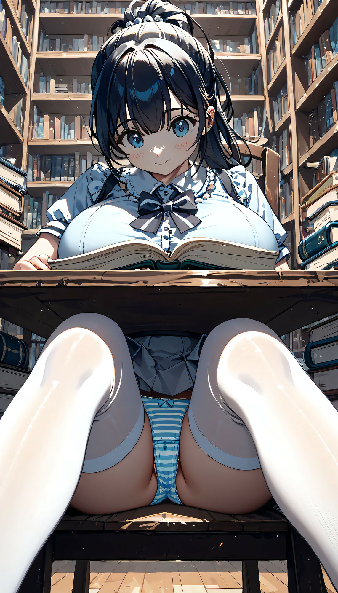 サンプル画像3:縞パンコレクションVol.2(む〜ん☆ないと) [d_463906]