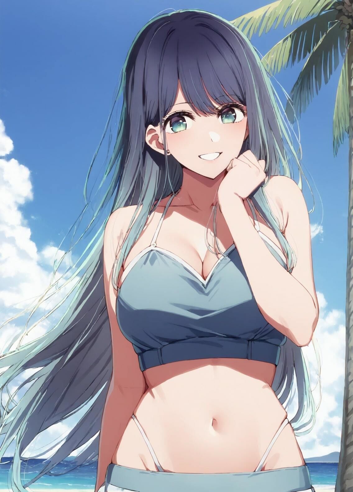 サンプル画像3:「推しの子」黒川あかね 水着写真集（全19種類500枚）(人の海) [d_464001]