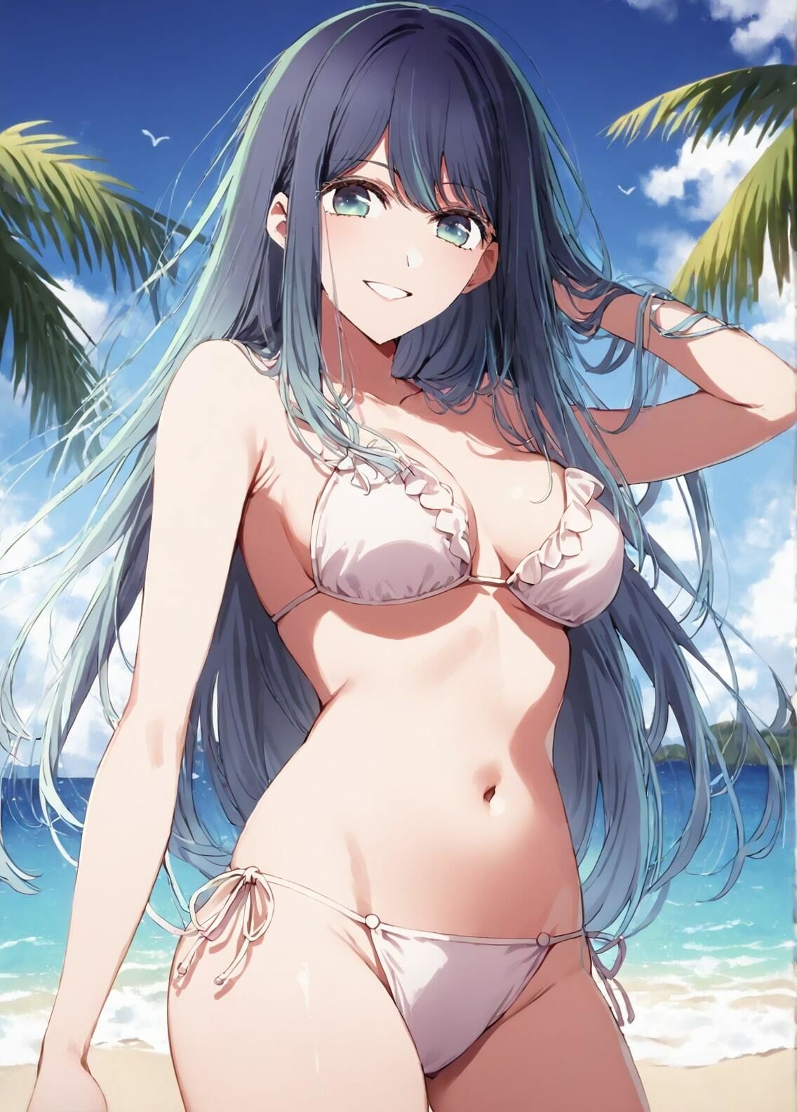 サンプル画像4:「推しの子」黒川あかね 水着写真集（全19種類500枚）(人の海) [d_464001]