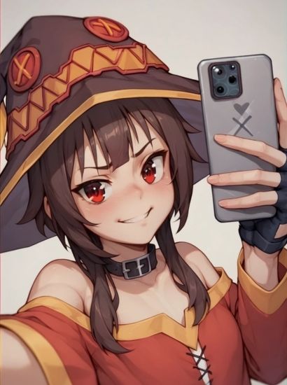 サンプル画像1:このすばのめぐみんから送られてきた自撮り写真(自撮りサークル  イカスミ工房) [d_464044]