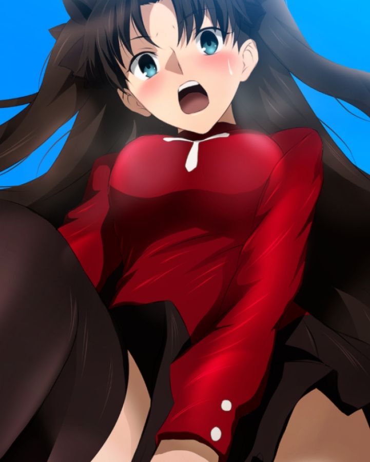 サンプル画像1:見上げる巨大な遠○凛(ミックス ステーション) [d_464245]