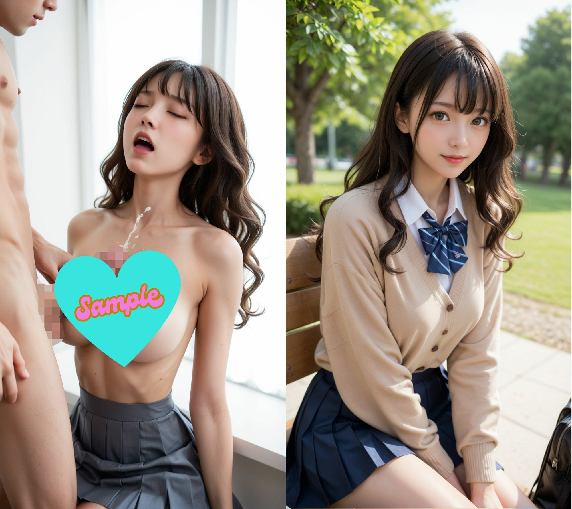 サンプル画像3:清楚ギャルを、ただ欲望のままに汚したい。(えりゅしあむ-H) [d_464268]