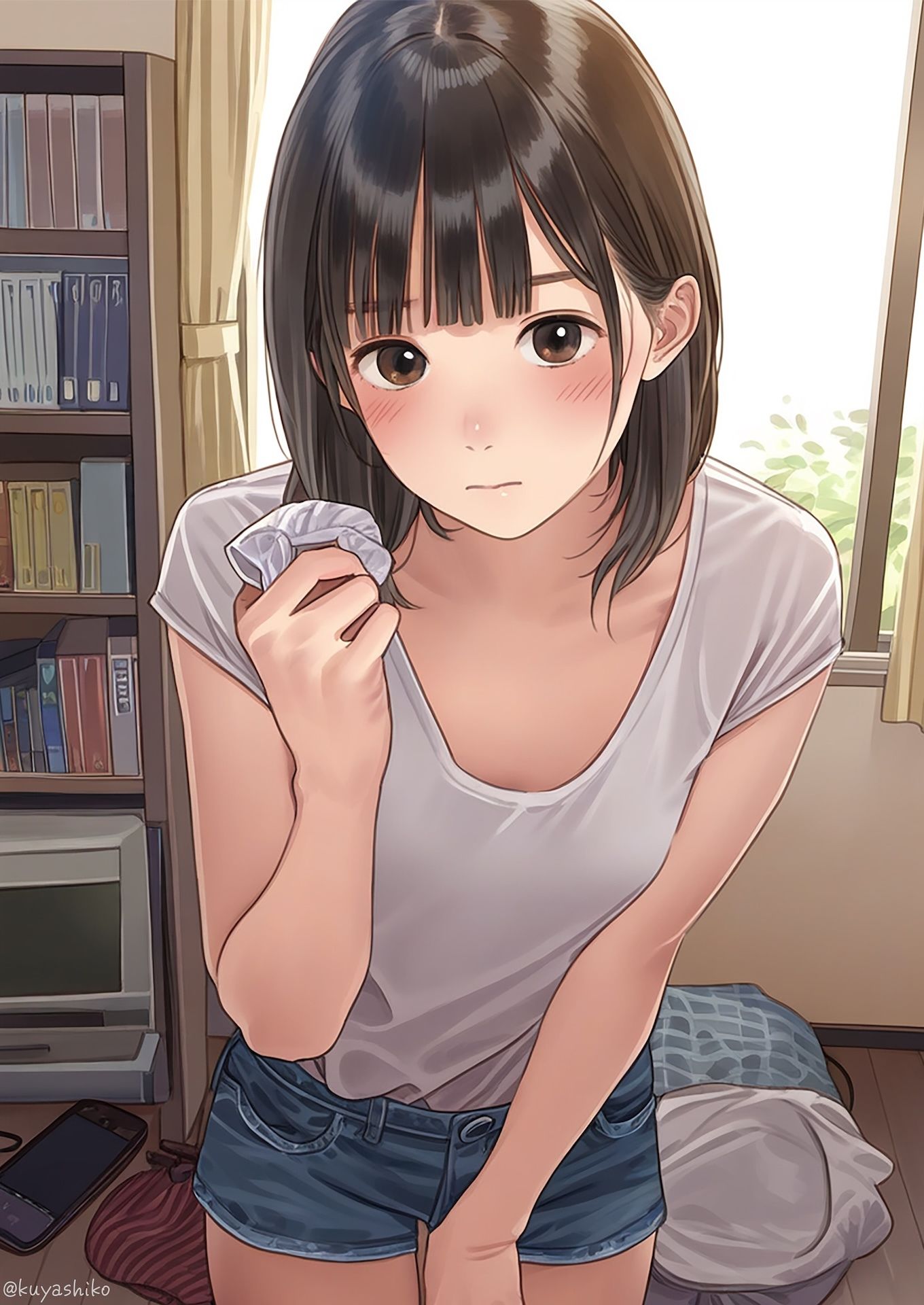 サンプル画像4:パンツちょうだい2(くやしこ（悔しいけどシコシコ）) [d_464299]