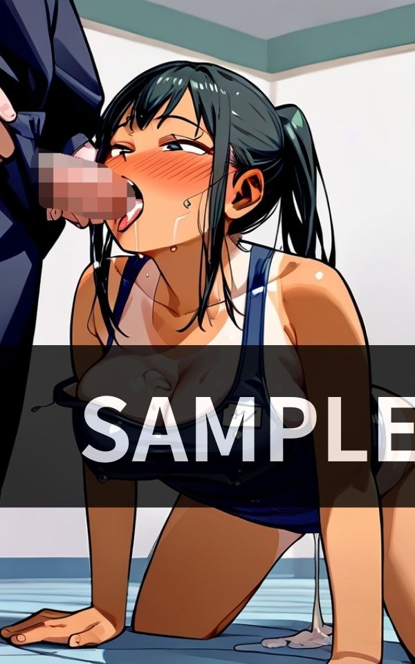 サンプル画像2:ちょいブスだけど エロい身体のセフレと ぶっかけ乱交(キュートダーリン) [d_464397]