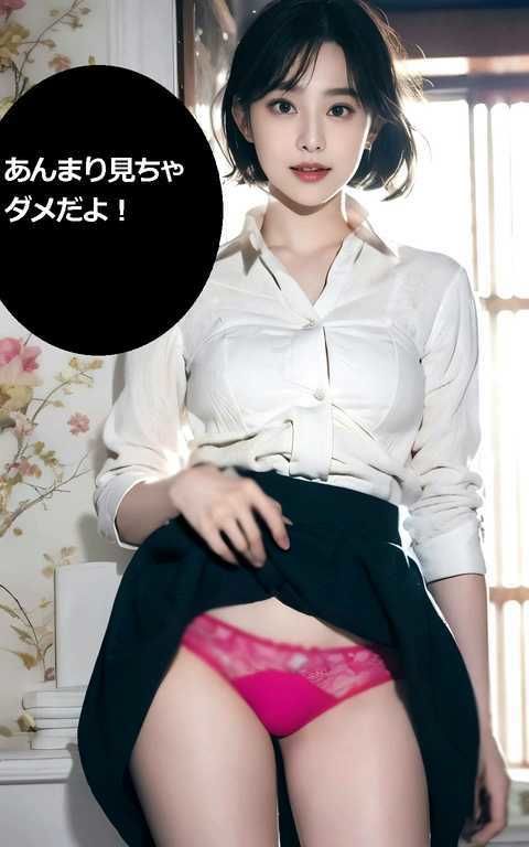 サンプル画像1:パンチラクルージング1(スタジオTOMO) [d_464457]