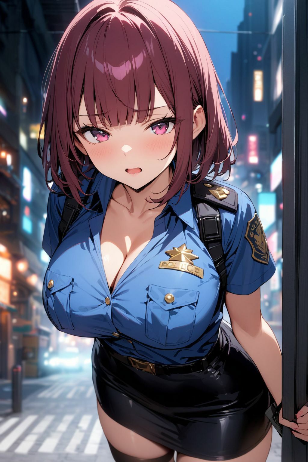 サンプル画像1:巡回中の女性警官を眠らせて家に連れ帰り緊縛で逆に捕まえて犯しまくった件 4(chappy) [d_464590]