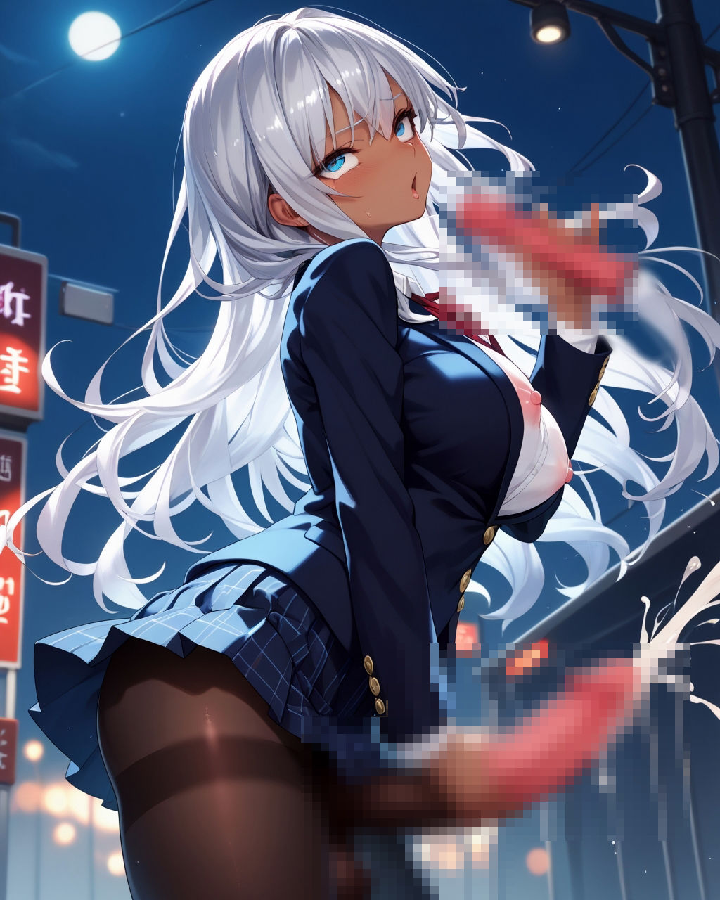 サンプル画像5:放課後ふたなり部 褐色ブレザー編(えーあい書房) [d_464680]