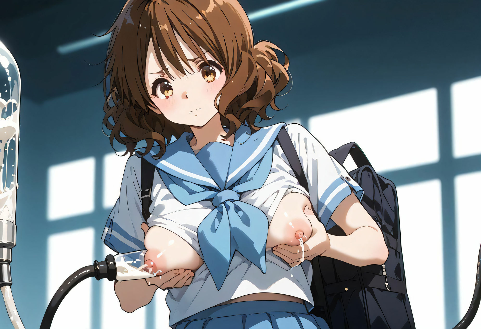 サンプル画像2:綺麗な搾り方(朱唇の誘惑) [d_464745]