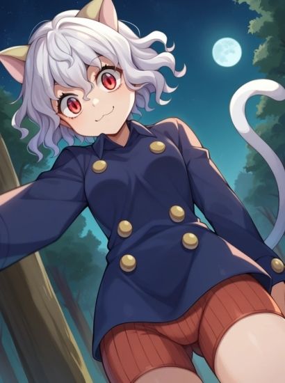 サンプル画像1:ハンターハンターのネフェルピトーから送られてきた自撮り写真(自撮りサークル  イカスミ工房) [d_464772]