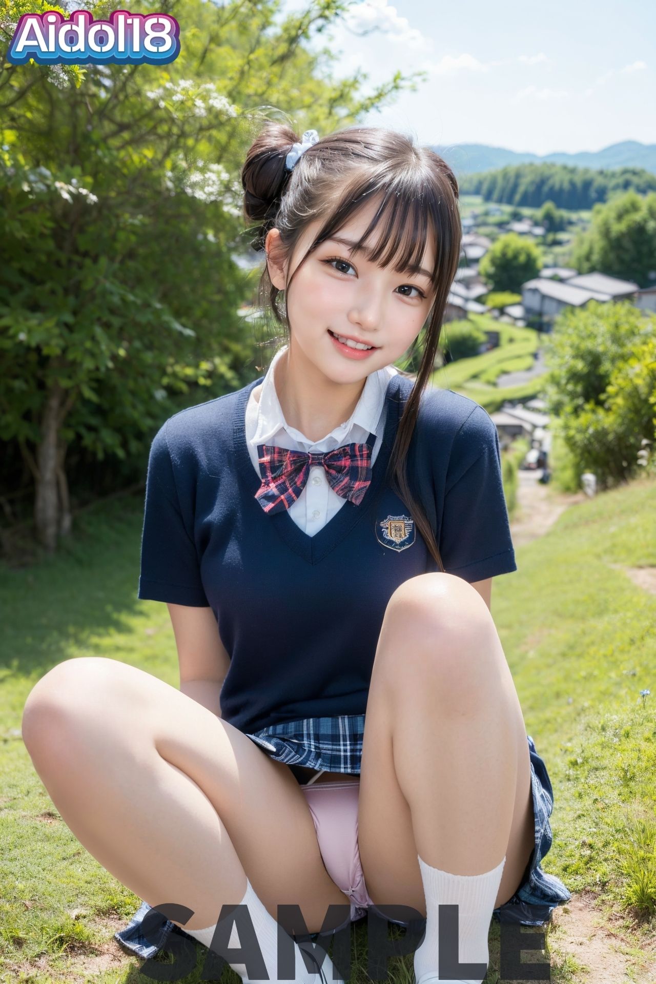 サンプル画像4:田舎の幼なじみ女子校生の日常(Aidol18) [d_464833]