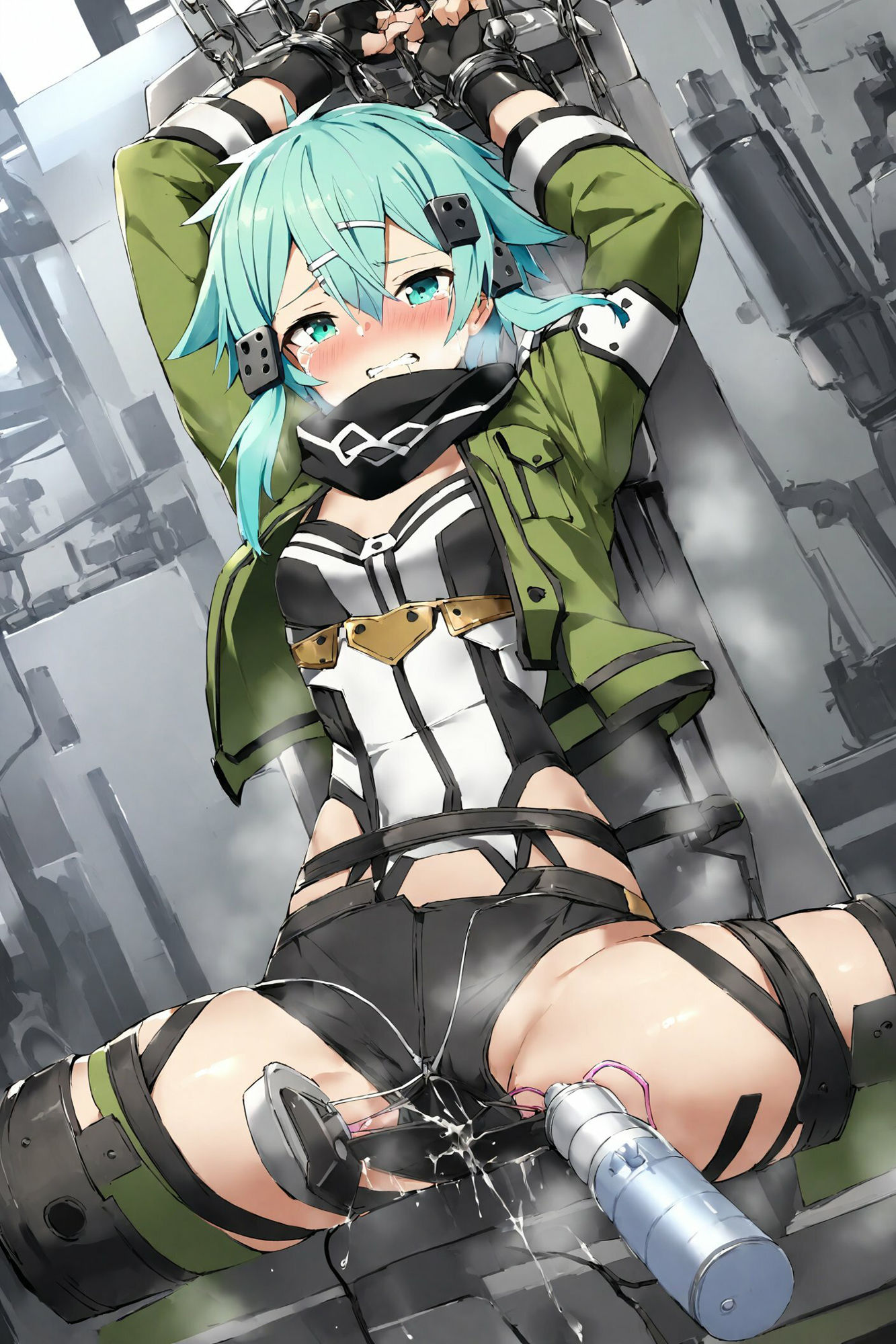 サンプル画像1:完全固定強●絶頂責め〜シノン編〜(えるごらぼ) [d_464847]