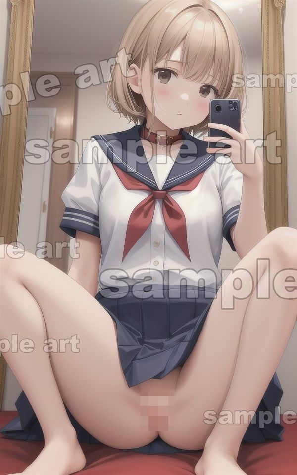 サンプル画像4:まん凸制服JK特集！童顔JKの唯一の趣味がおまんこ露出「おじさん、みてくれる・・」(天頂絶頂スタイル) [d_464868]