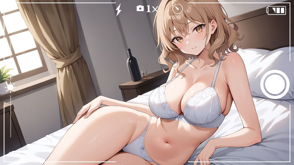 サンプル画像6:モデルの彼女と二人きりの撮影会(御一堂) [d_464888]