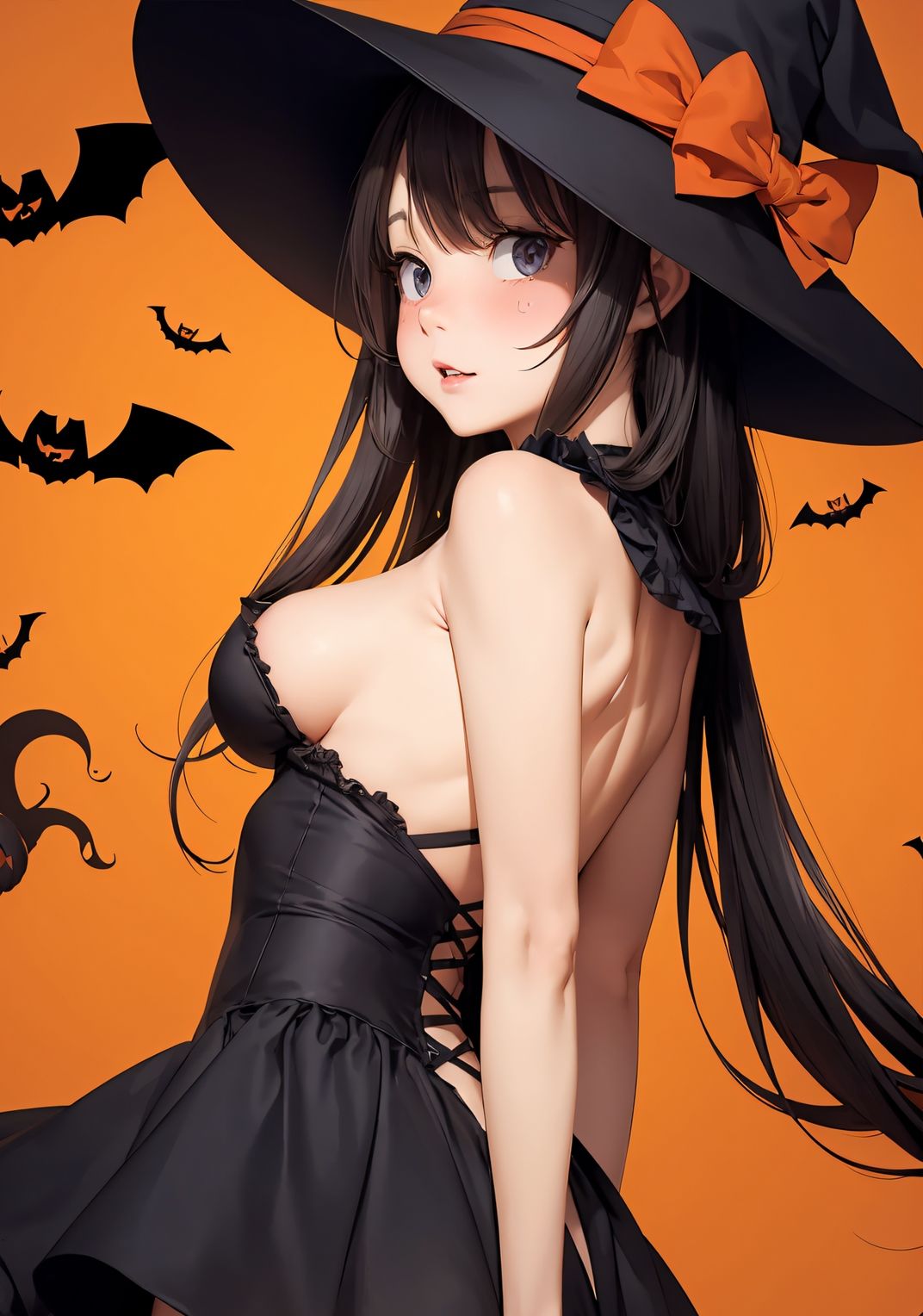 サンプル画像3:【ハロウィン美少女AIイラスト集】AI HALLOWEEN MODE【PNG97枚/PDF付】(Alice Museum) [d_464981]