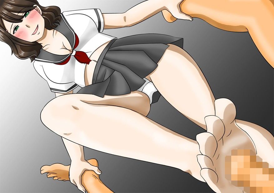 サンプル画像2:巨乳女子〇生にねっとり乳首責めや足コキ寸止めされるミニアニメーション(淫乱テディベア) [d_464990]