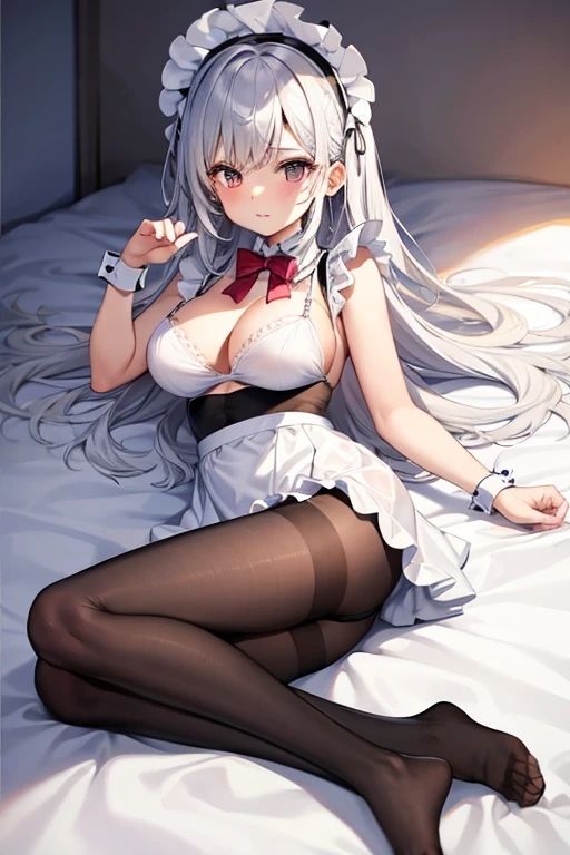 サンプル画像4:ギャルメイドがお屋敷にやってきた(AI美女フェロモン出版) [d_464998]