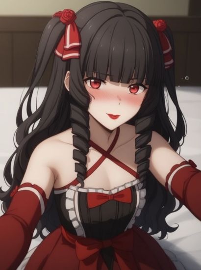 サンプル画像1:魔法科○校の劣等生の黒羽亜夜子から送られてきた自撮り写真(自撮りサークル  イカスミ工房) [d_465191]