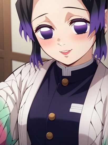 サンプル画像1:鬼滅の刃の胡蝶しのぶから送られてきた自撮り写真(自撮りサークル  イカスミ工房) [d_465198]