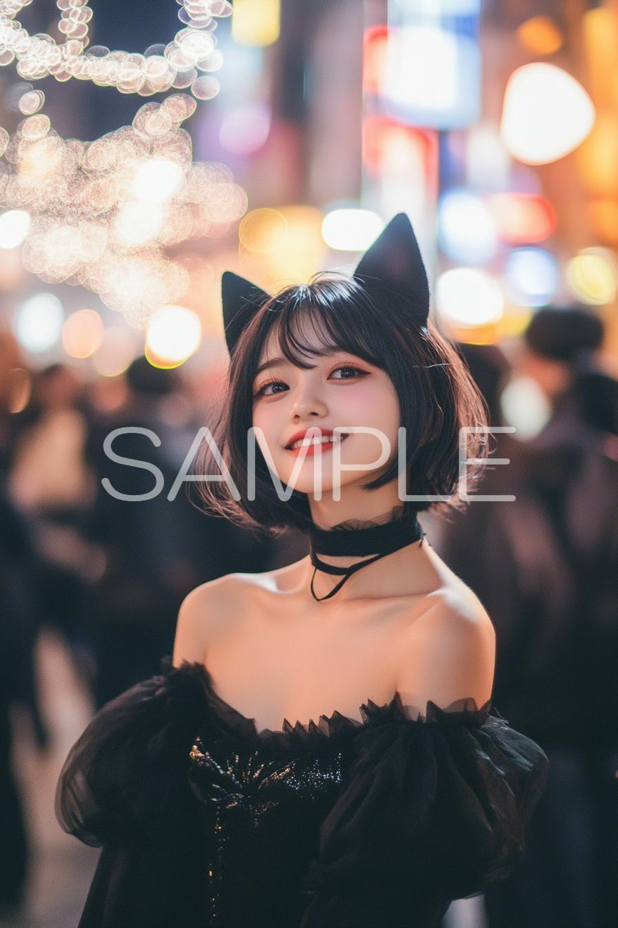 サンプル画像1:AI美女図鑑〜ハロウィン編〜(リアル愛だろAi) [d_465249]