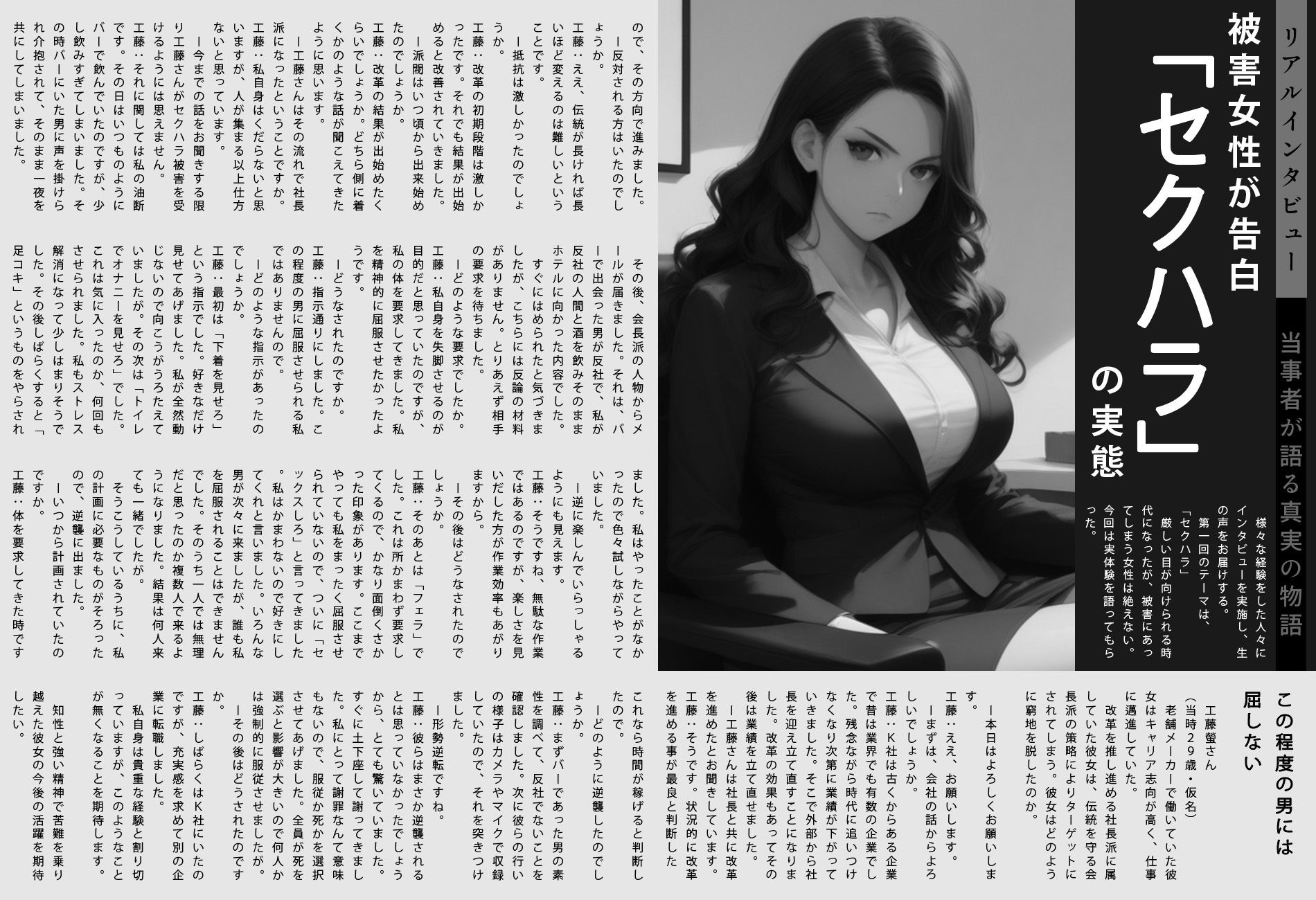 サンプル画像1:実話フィクションEX02(社正社) [d_465254]