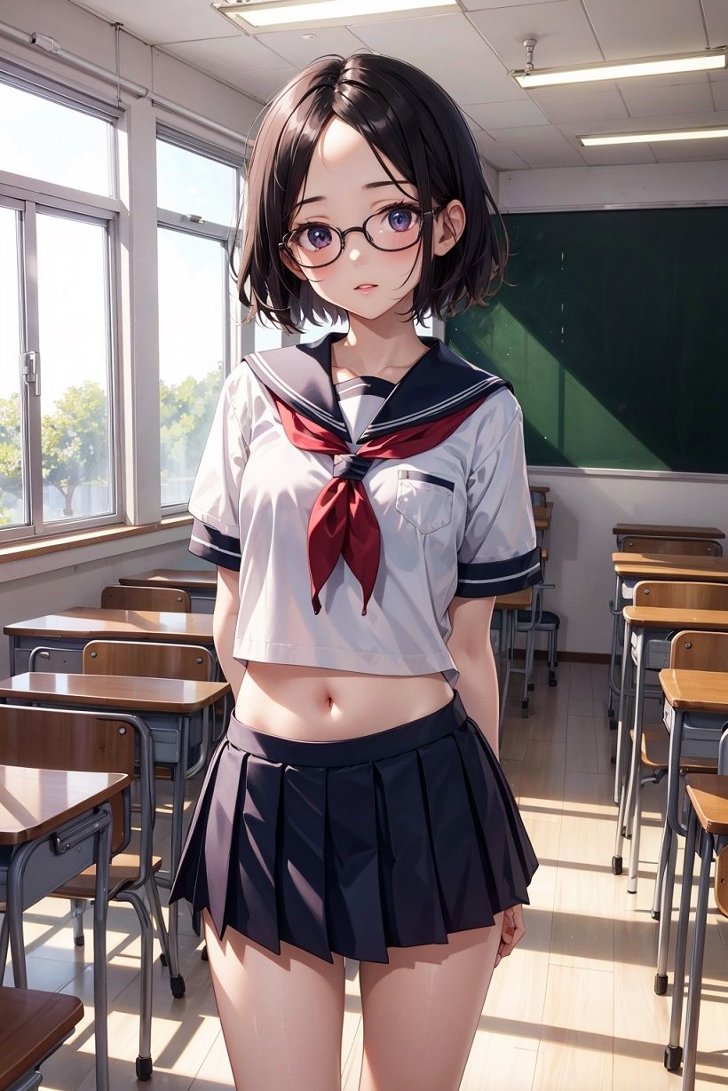 サンプル画像1:妄想女学院ー眼鏡の美少女編ー(MK書房) [d_465599]