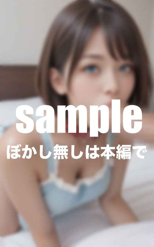 サンプル画像1:今日もいっぱい舐めさせて！舐めたがり！ショートヘア美女の新妻との性活(takottoAI) [d_465633]