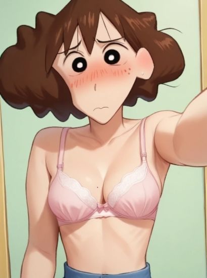 サンプル画像1:クレヨンしんちゃんの野原みさえから送られてきた自撮り写真(自撮りサークル  イカスミ工房) [d_465753]