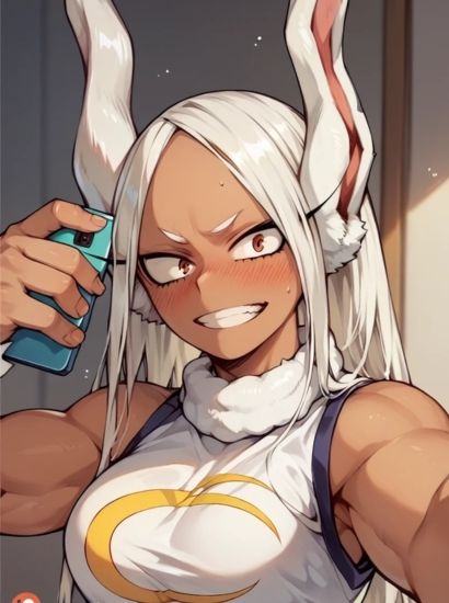 サンプル画像1:僕のヒーローアカデミアのミルコから送られてきた自撮り写真2(自撮りサークル  イカスミ工房) [d_465764]