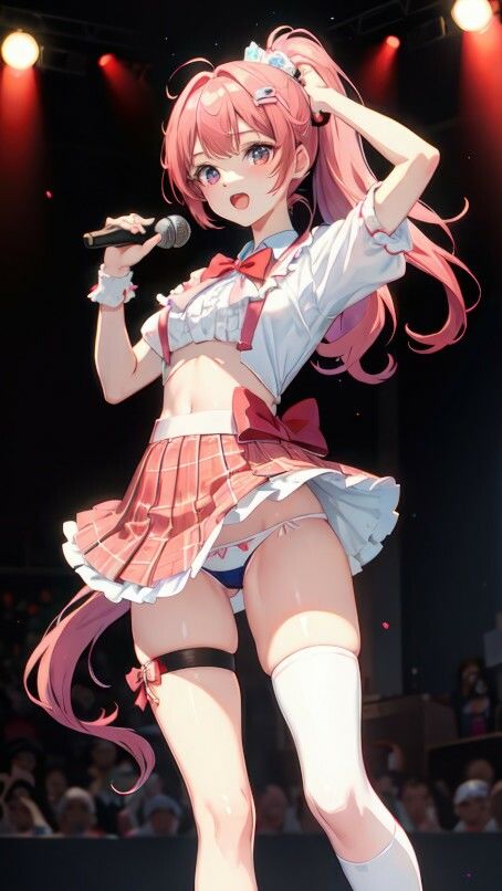 サンプル画像1:AI生成 セクシーアイドルライブ待ち受けコレクション Vol.2(美伝プロジェクト) [d_465777]