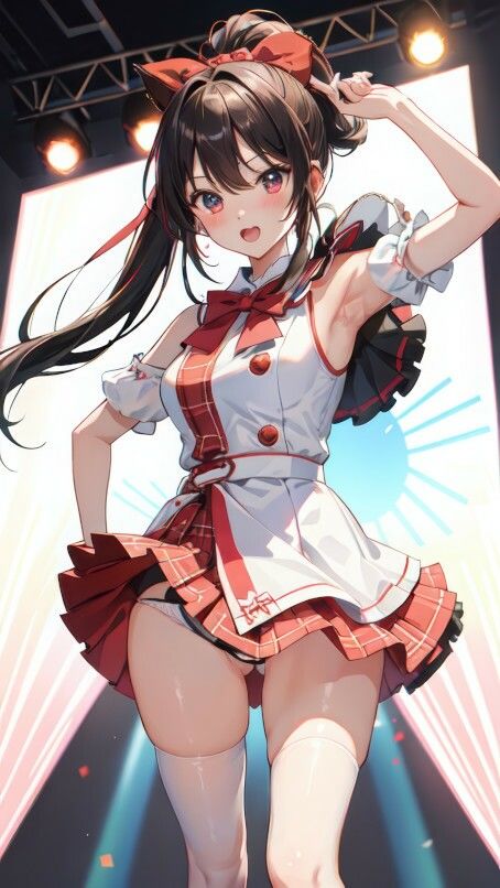 サンプル画像2:AI生成 セクシーアイドルライブ待ち受けコレクション Vol.2(美伝プロジェクト) [d_465777]