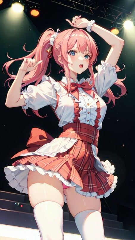 サンプル画像4:AI生成 セクシーアイドルライブ待ち受けコレクション Vol.2(美伝プロジェクト) [d_465777]