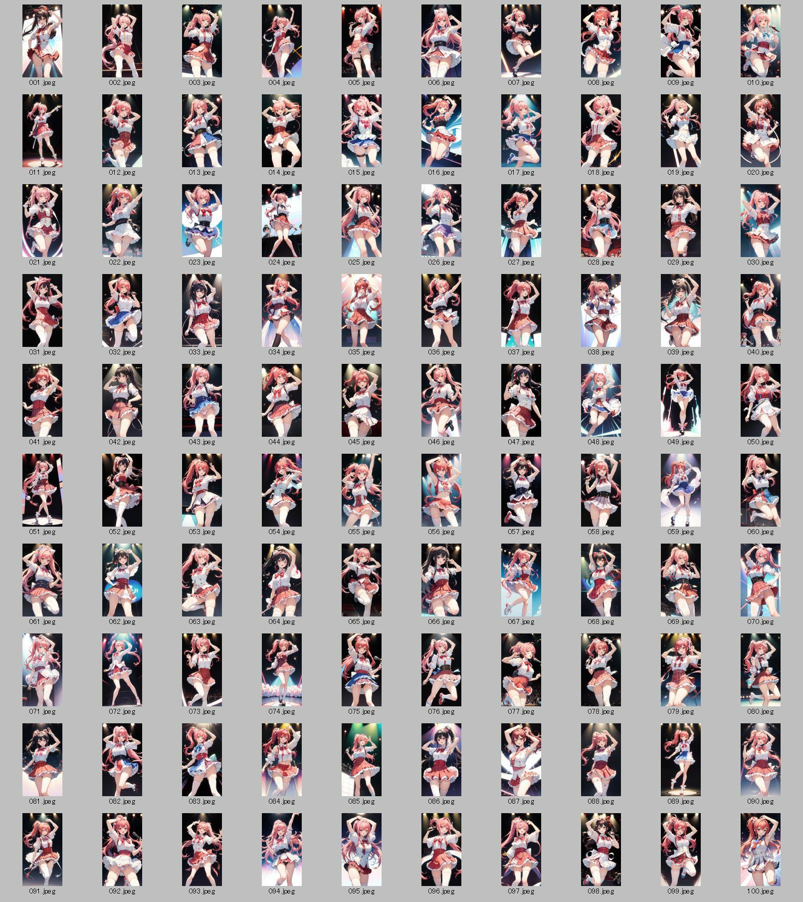 サンプル画像6:AI生成 セクシーアイドルライブ待ち受けコレクション Vol.2(美伝プロジェクト) [d_465777]