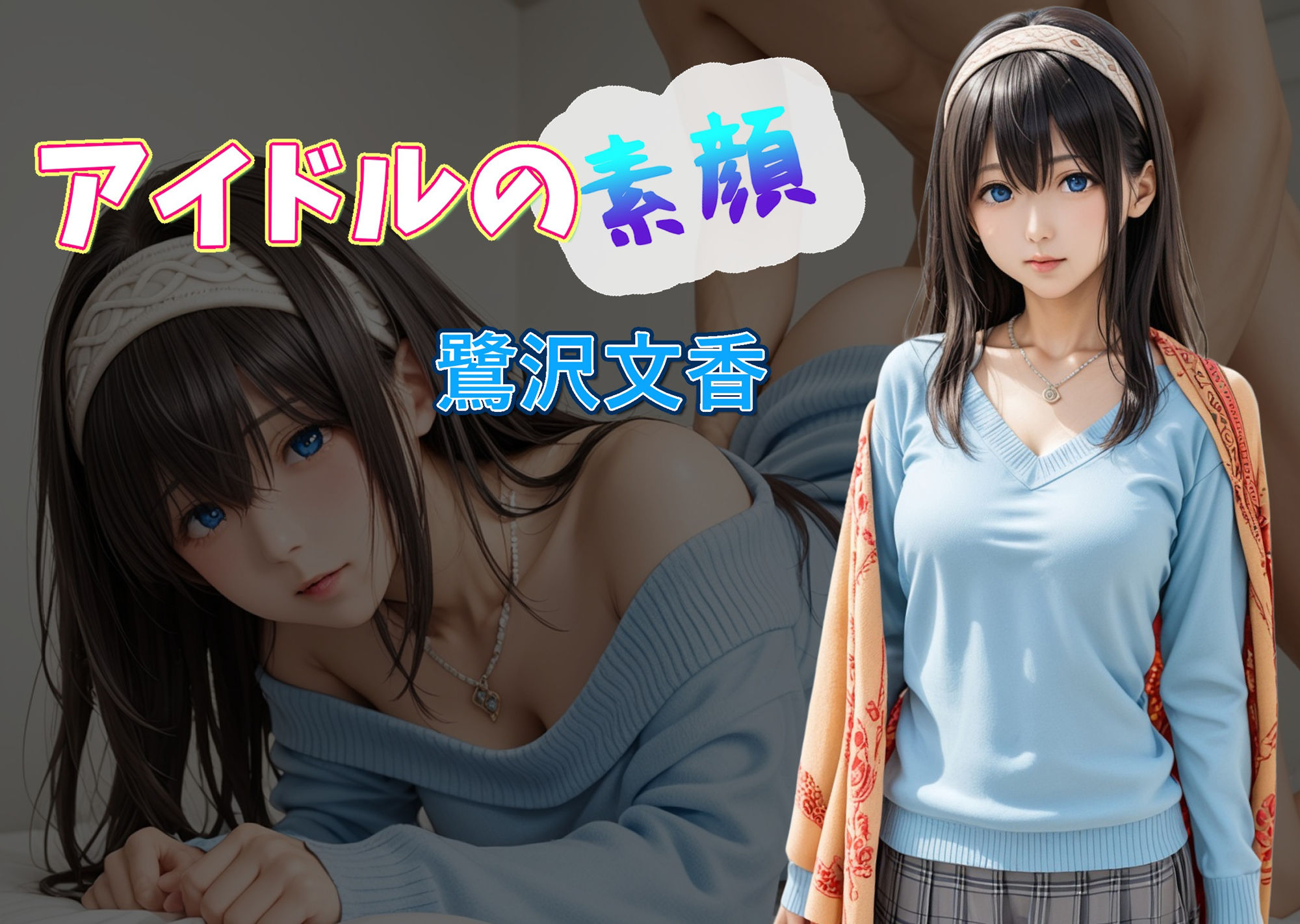 サンプル画像1:アイドルの素顔 鷺沢文香(Cべに) [d_465869]