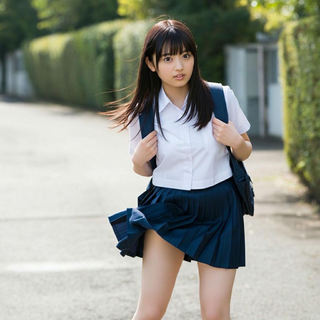 サンプル画像1:突風(もう限界) [d_465892]