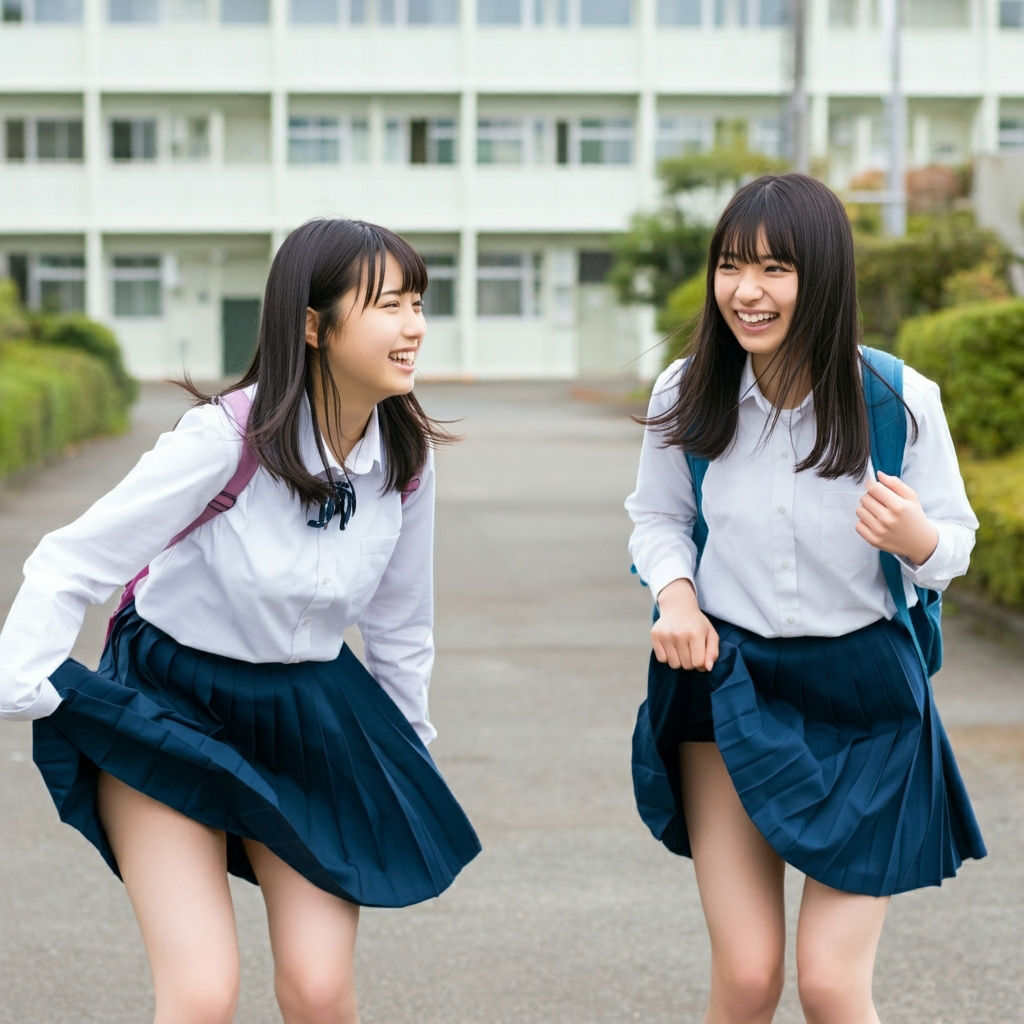 サンプル画像3:突風(もう限界) [d_465892]