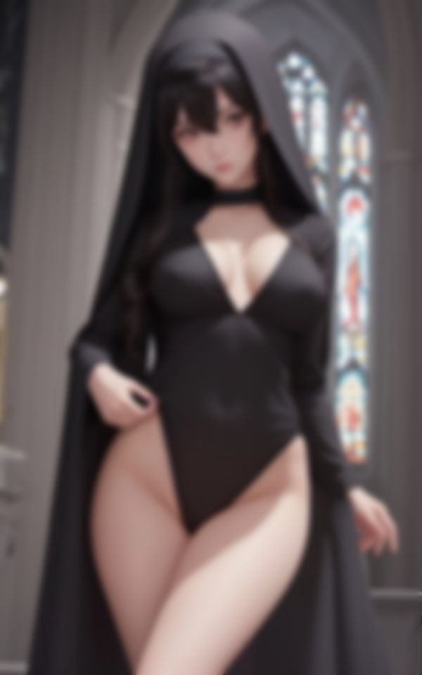 サンプル画像6:肉棒を求めて欲情が止まらない淫乱巨乳シスター痴女(えいあいレボ) [d_465920]