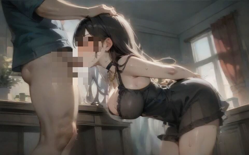 サンプル画像2:黒髪女子の義理の姉を催淫したら・・・まさかの大淫乱！？寸止め地獄でイマラチオから中出しまで受け入れて・・・涙目のお姉さんが悲願してきて・・・！！！(ばいきんぐ) [d_465955]